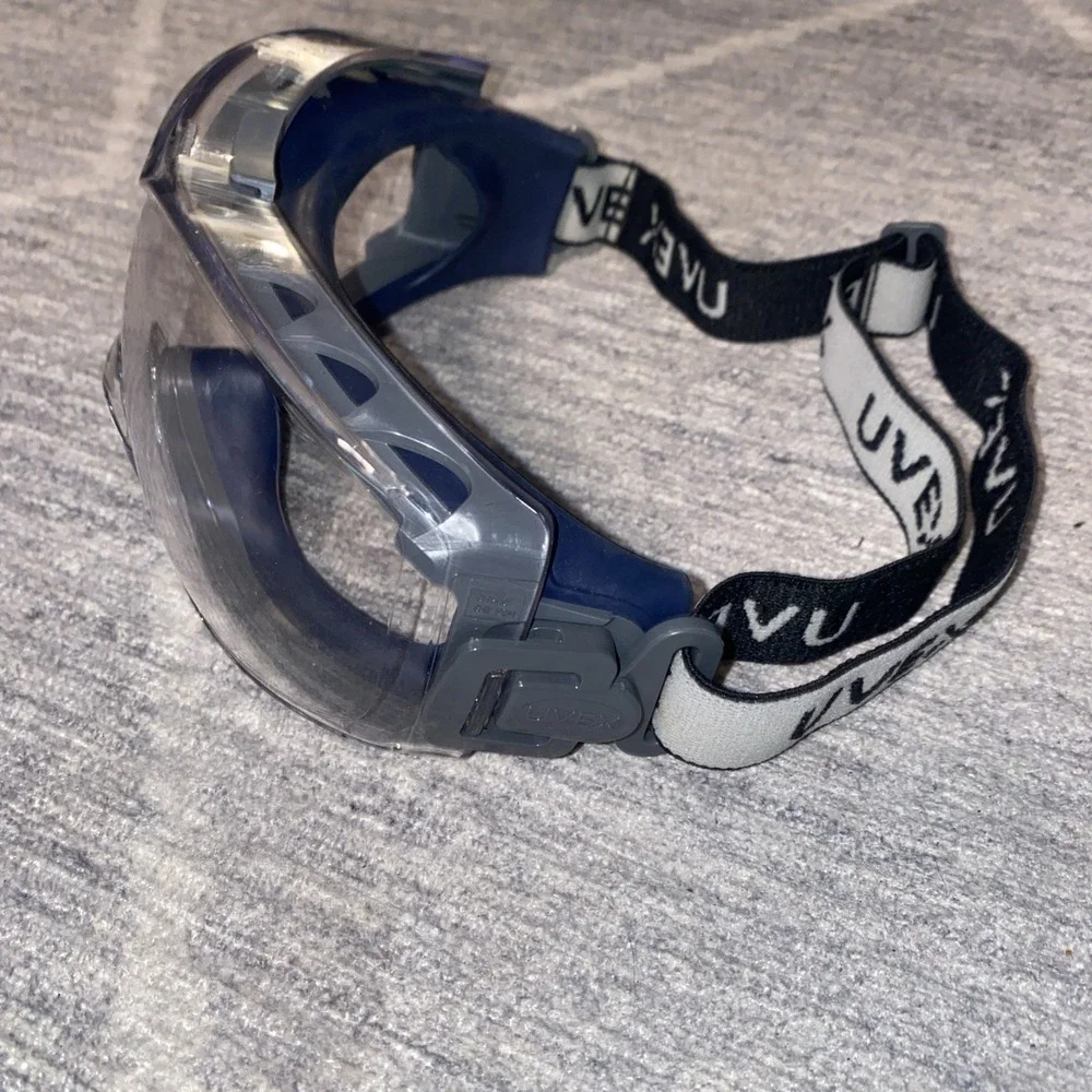 Uvex OTG Safety Goggles with Clear Hydroshield Anti-Fog Lens & Fabric Headband